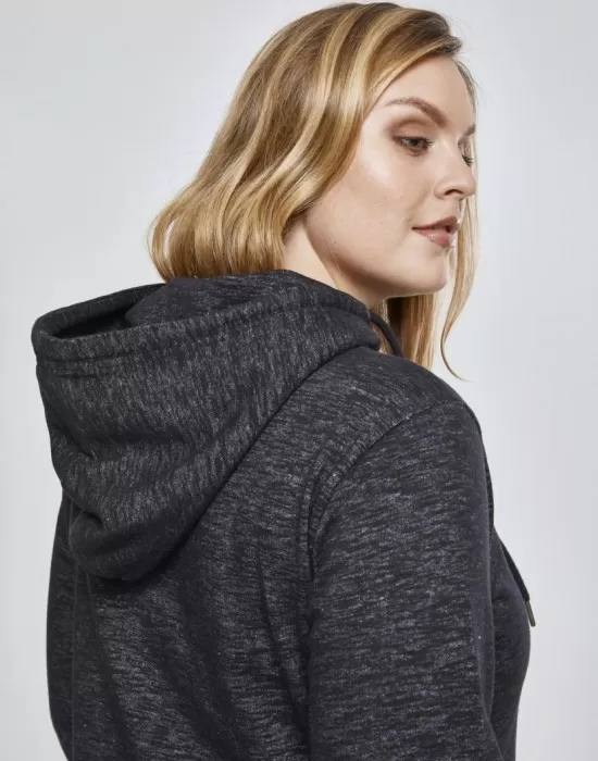 Дамски дълъг суичър Urban Classics в тъмносив цвят, Суичъри - Hoodstyle.bg