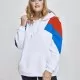 Дамски суичър в три цвята Urban Classics whtfireredbrightblue, Суичъри - Hoodstyle.bg
