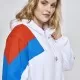 Дамски суичър в три цвята Urban Classics whtfireredbrightblue, Суичъри - Hoodstyle.bg