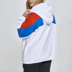 Дамски суичър в три цвята Urban Classics whtfireredbrightblue