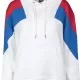 Дамски суичър в три цвята Urban Classics whtfireredbrightblue, Суичъри - Hoodstyle.bg