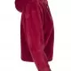 Дамски плюшен суичър Urban Classics burgundy, Суичъри - Hoodstyle.bg