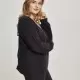 Дамски черен пуловер Urban Classics с връзки на гърба, Блузи - Hoodstyle.bg