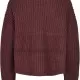Дамска плетена блуза в тъмночервено Urban Classics Ladies Wide Oversize Sweater, Блузи - Hoodstyle.bg