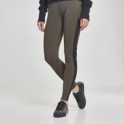 Дамски клин Urban Classics Camo Striped darkoliveblackcamo