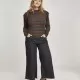 Дамски дънки в черен цвят Urban Classics  Ladies Denim Culotte black washed, Дънки - Hoodstyle.bg