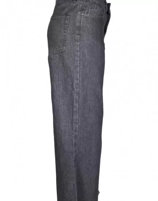 Дамски дънки в черен цвят Urban Classics  Ladies Denim Culotte black washed, Дънки - Hoodstyle.bg