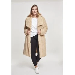 Дамско дълго палто Urban Classics в бежов цвят