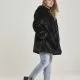 Дамско палто Urban Classics Teddy в черен цвят, Якета - Hoodstyle.bg