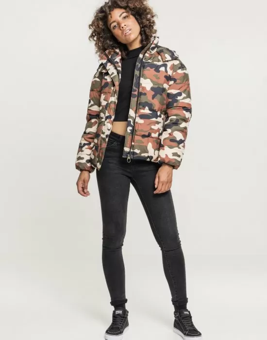 Дамско камуфлажно яке Urban Classics rustycamo, Якета - Hoodstyle.bg