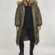 Дамско дълго яке с качулка Urban Classics darkolivebeige, Якета - Hoodstyle.bg