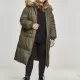 Дамско дълго яке с качулка Urban Classics darkolivebeige, Якета - Hoodstyle.bg
