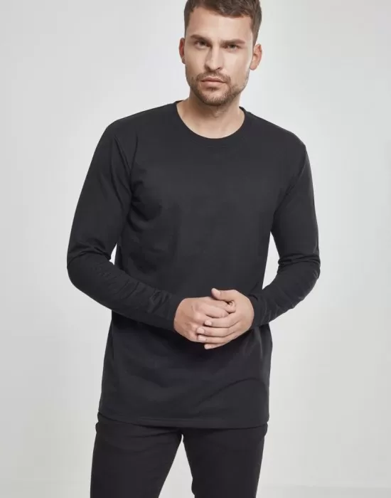 Мъжка блуза Urban Classics Terry в черен цвят, Блузи - Hoodstyle.bg