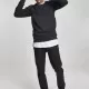 Мъжка блуза Urban Classics Basic в черен цвят, Блузи - Hoodstyle.bg