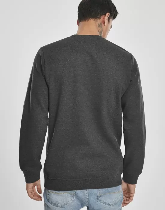 Мъжка блуза Urban Classics Basic в сив цвят, Блузи - Hoodstyle.bg
