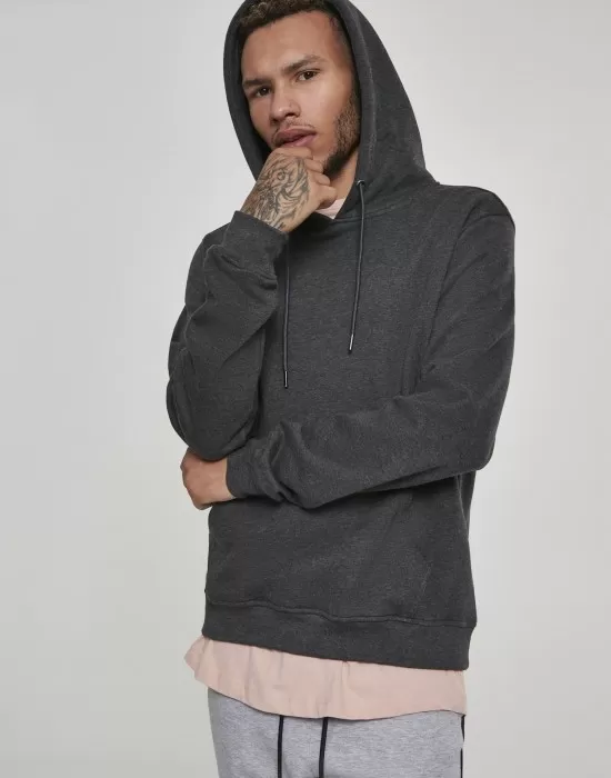Мъжки тъмносив суичър Urban Classics Basic, Суичъри - Hoodstyle.bg