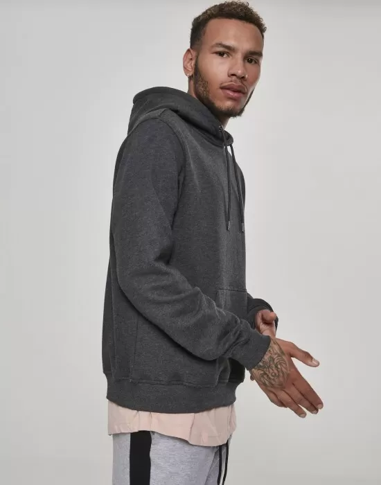 Мъжки тъмносив суичър Urban Classics Basic, Суичъри - Hoodstyle.bg