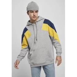 Мъжки сив суичър Urban Classics 3-Tone