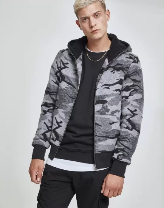 Мъжко камуфлажно яке Urban Classics darkcamo, Зимни якета - Hoodstyle.bg