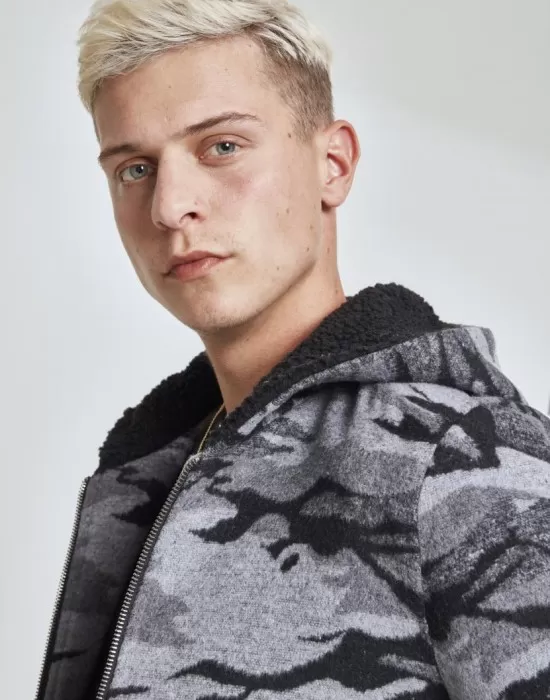 Мъжко камуфлажно яке Urban Classics darkcamo, Зимни якета - Hoodstyle.bg