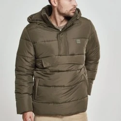 Мъжко яке без цип Urban Classics darkolive