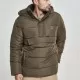 Мъжко яке без цип Urban Classics darkolive, Зимни якета - Hoodstyle.bg
