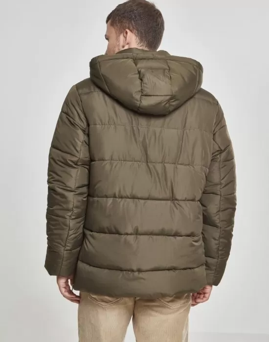 Мъжко яке без цип Urban Classics darkolive, Зимни якета - Hoodstyle.bg