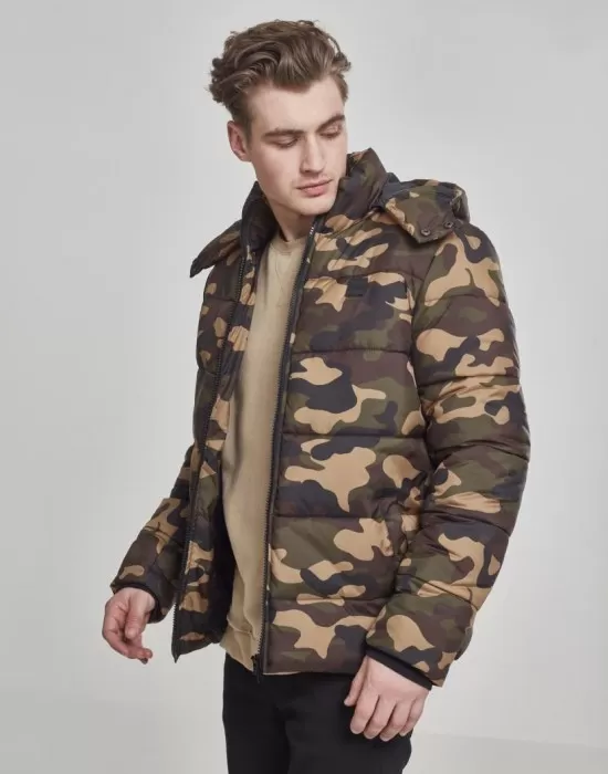 Мъжко зимно яке Urban Classics woodcamo, Зимни якета - Hoodstyle.bg
