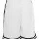Мъжки къси панталони в бяло с черни кантове Urban Classics Ladies Stripes Mesh Shorts, Къси панталони - Hoodstyle.bg