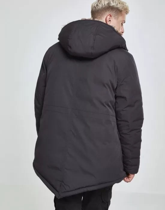 Мъжко зимно яке Urban Classics в черен цвят, Зимни якета - Hoodstyle.bg