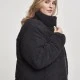 Дамско Пухено Яке Ladies Boxy Sherpa Puffer Jacket black XXL