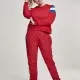 Дамска блуза в червено от Urban Classics Ladies Sleeve Stripe Crew, Блузи - Hoodstyle.bg
