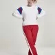 Дамска блуза в бяло от Urban Classics Ladies Sleeve Stripe Crew, Блузи - Hoodstyle.bg