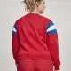 Дамска блуза в червено от Urban Classics Ladies Sleeve Stripe Crew, Блузи - Hoodstyle.bg