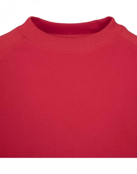 Дамска блуза в червено от Urban Classics Ladies Sleeve Stripe Crew, Блузи - Hoodstyle.bg