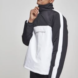Мъжко яке в черно и бяло от Urban Classics Padded Pull Over Jacket 