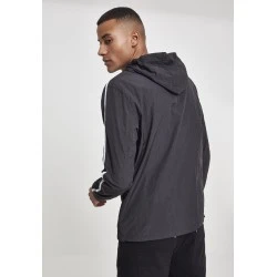 Мъжко яке в 'черно от Urban Classics Crinkle Nylon Pull Over