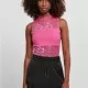 Елегантно дантелено боди в розов цвят URBAN CLASSICS LACES, Блузи - Hoodstyle.bg