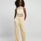 Елегантно дантелено боди в светложълт цвят URBAN CLASSICS LACES, Блузи - Hoodstyle.bg