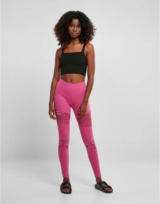 Дамски клин в розов цвят Ladies Leggings, Клинове - Hoodstyle.bg