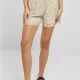Дамски къси дантелени панталони в цвят екрю Urban Classics Ladies Shorts, Къси панталони - Hoodstyle.bg