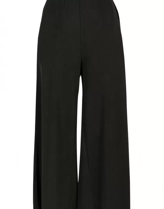 Дамски панталон в черен цвят Urban Classics Ladies Modal Culotte black, Панталони - Hoodstyle.bg