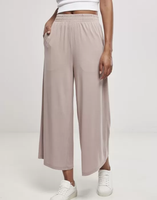Дамски панталон в бежов цвят Ladies Modal Culotte, Панталони - Hoodstyle.bg