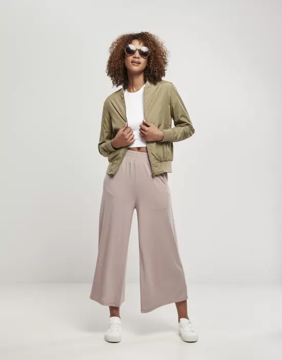Дамски панталон в бежов цвят Ladies Modal Culotte, Панталони - Hoodstyle.bg