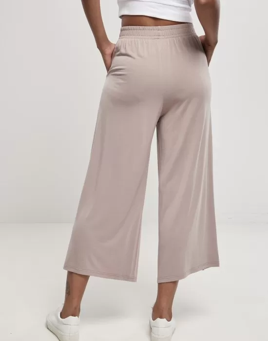 Дамски панталон в бежов цвят Ladies Modal Culotte, Панталони - Hoodstyle.bg
