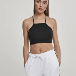 Дамски топ в черен цвят Urban Classics Ladies Triangle Top black 