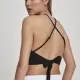 Дамски топ в черен цвят Urban Classics Ladies Triangle Top black, Топове - Hoodstyle.bg