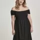 Мини рокля с голи рамене Urban Classics в черен цвят, Рокли - Hoodstyle.bg