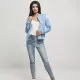 Дамско колежанско яке в син цвят Urban Classics, Жени - Hoodstyle.bg