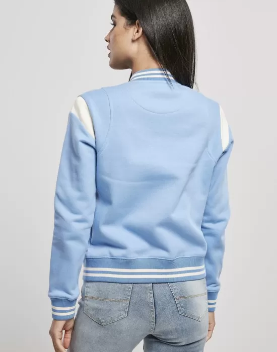 Дамско колежанско яке в син цвят Urban Classics, Жени - Hoodstyle.bg